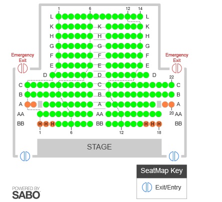 Bagley Wright Theater Seating Chart